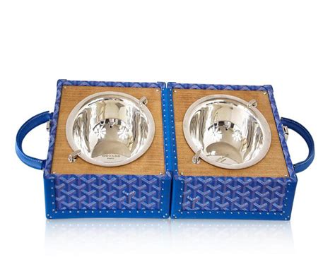 goyard dog bowl travel|Goyard Palladium Dog Bowls .